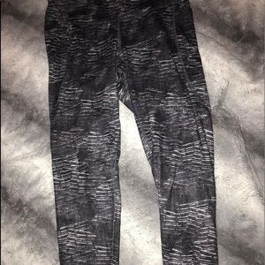 Champion Full Length Black and White Leggings